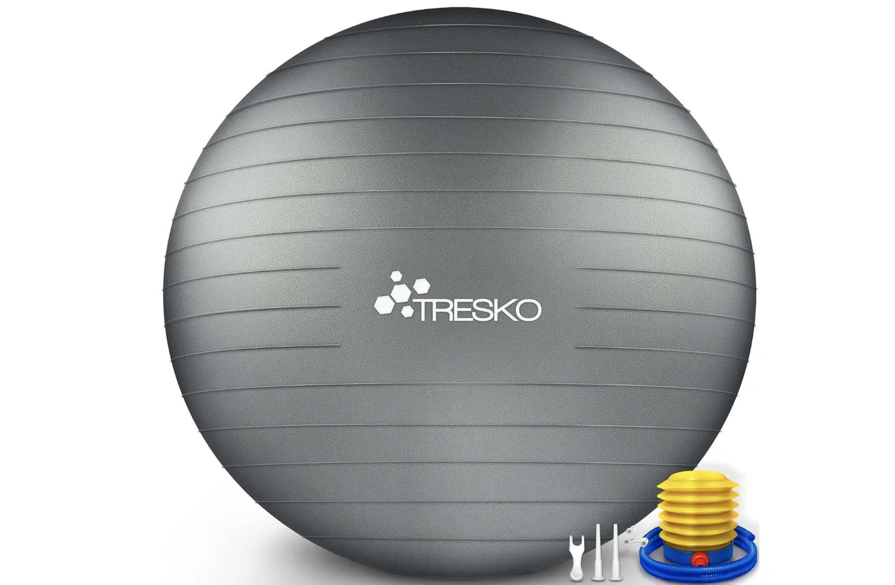 TRESKO® Gymnastiekbal (incl. pomp & oefenposter)